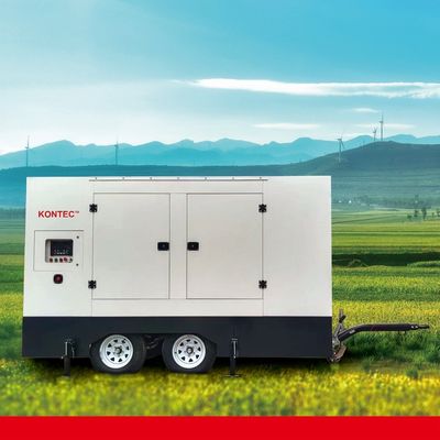 160kw Cummins Engine Silent Diesel Generator Trailer Type 1800RPM Russian Control System