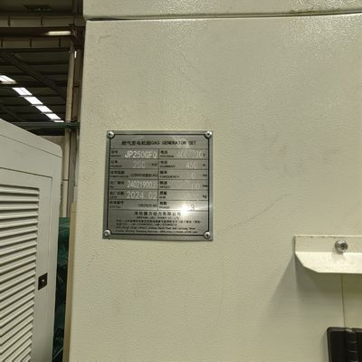 Water-cooled Natural Gas Genset for 220/380V 50/60HZ by Cummins Weichai Sinotruk SDEC