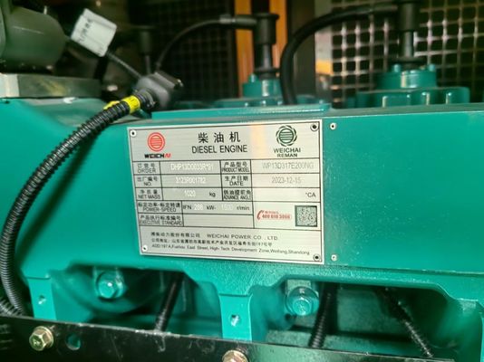 WEICHAI Gas Engine Genset 10-1000kw for Cooling Method Water Cooled and Rated Voltage