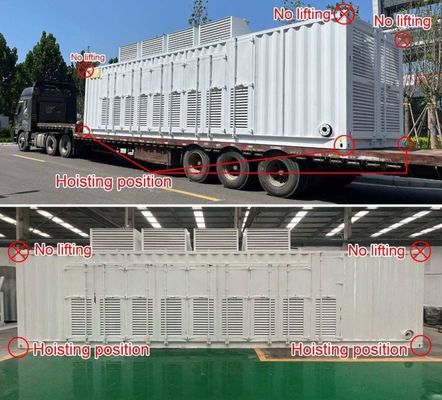 1250kva Natural Gas Generator Set with Brushless Alternator and Water Cooled Method