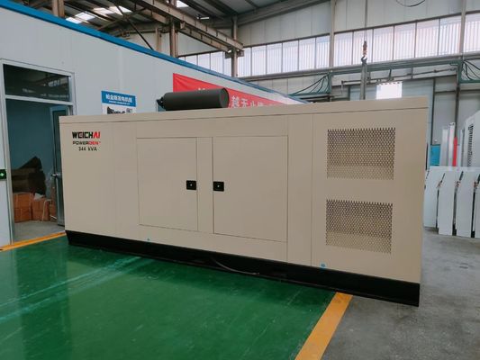 Continuous Power 350kva 280KW Weichai Natural Gas Generator for Silent Operation