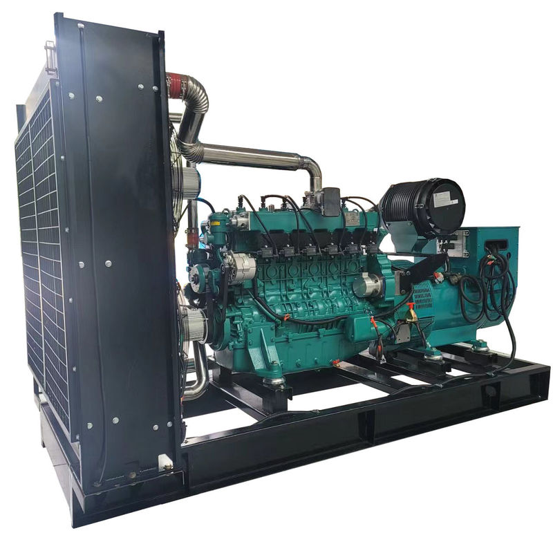 Natural Gas 250kw Weichai WP13D317E300NG Biogas Generator Set with Soundproof Canopy